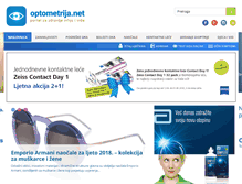 Tablet Screenshot of optometrija.net